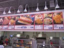 Costco menu - notice the french fries with gravy or poutine